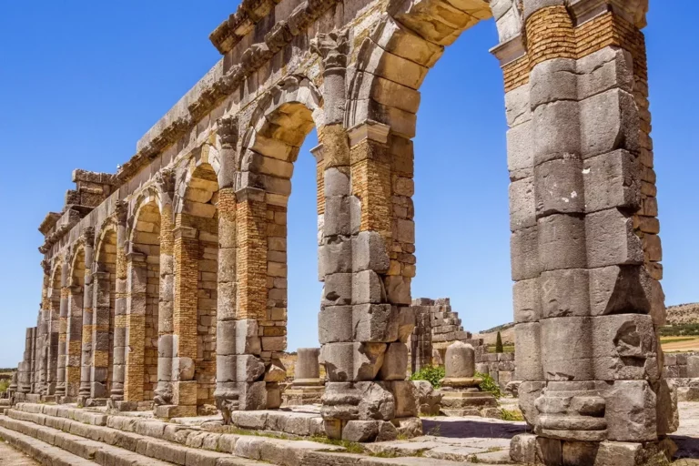 römischen Ruinen, Volubilis, Marokko